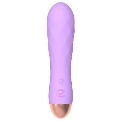Міні-вібратор із рельєфом You2Toys Cuties Gene фіолетовий