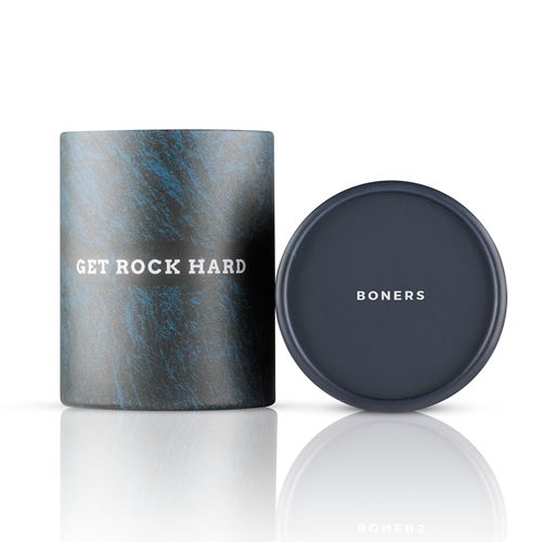 Эрекционное кольцо из силикона Boners Diamond в виде гайки, серое вид 4