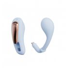 Вібратор у трусики з пультом керування Qingnan No.6 Wireless Control Beige, блакитний вид 3