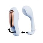 Вібратор у трусики з пультом керування Qingnan No.6 Wireless Control Beige, блакитний вид 5