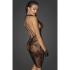 Платье сексуальное полупрозрачное L F240 Noir Handmade, черное вид 3