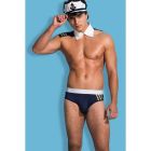 Костюм Моряка S/M Sunspice, 3 предмети, синьо-білий вид 2