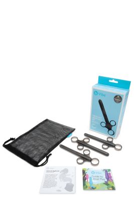 Набор аппликаторов для смазки B-Vibe, черные, 3 шт