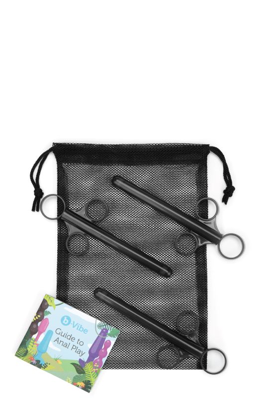 Набор аппликаторов для смазки B-Vibe, черные, 3 шт вид 4