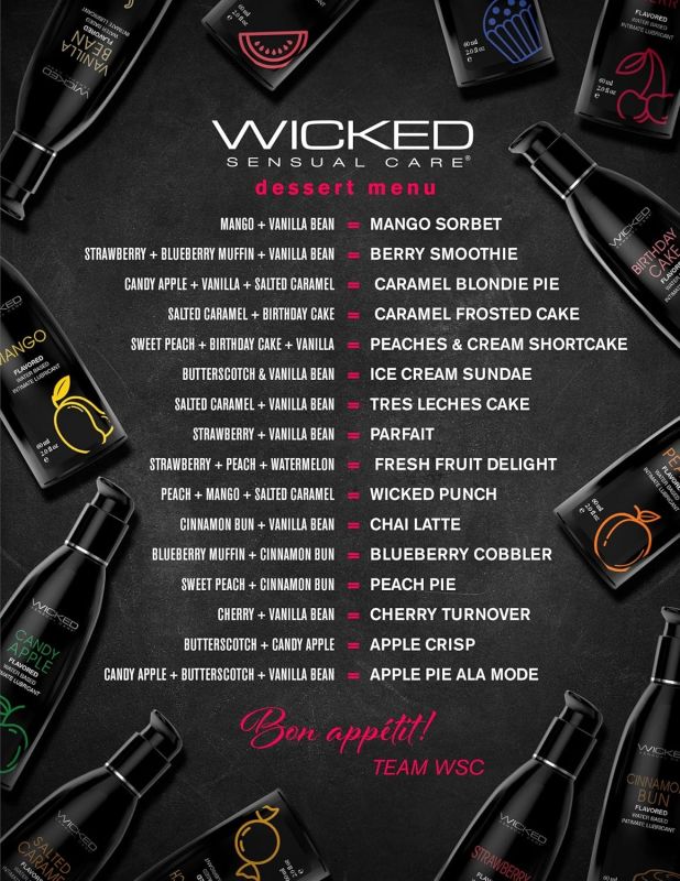 Лубрикант оральний на водній основі WICKED CHERRY з ароматом та смаком вишні, 60 мл вид 8
