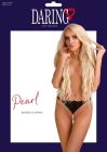 Стрінги з перлами S/M Daring Intimates, чорні вид 6