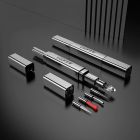 Тіклер-ручка з 5 насадками Lockink, металева, сіра вид 2