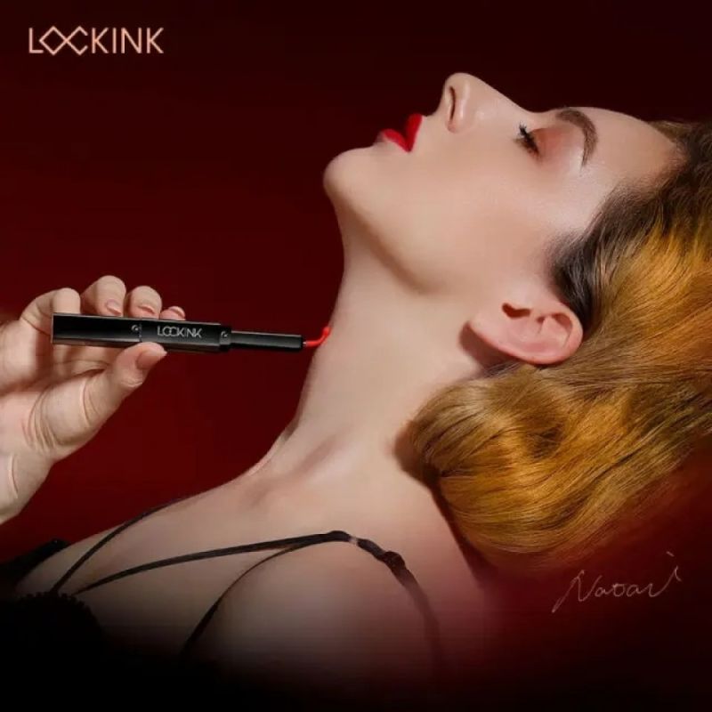 Тіклер-ручка з 5 насадками Lockink, металева, сіра вид 3