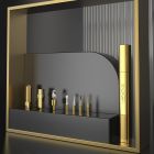 Тіклер-ручка з 5 насадками Lockink, металева, сіра вид 6