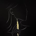 Тіклер-ручка з 5 насадками Lockink, металева, сіра вид 7