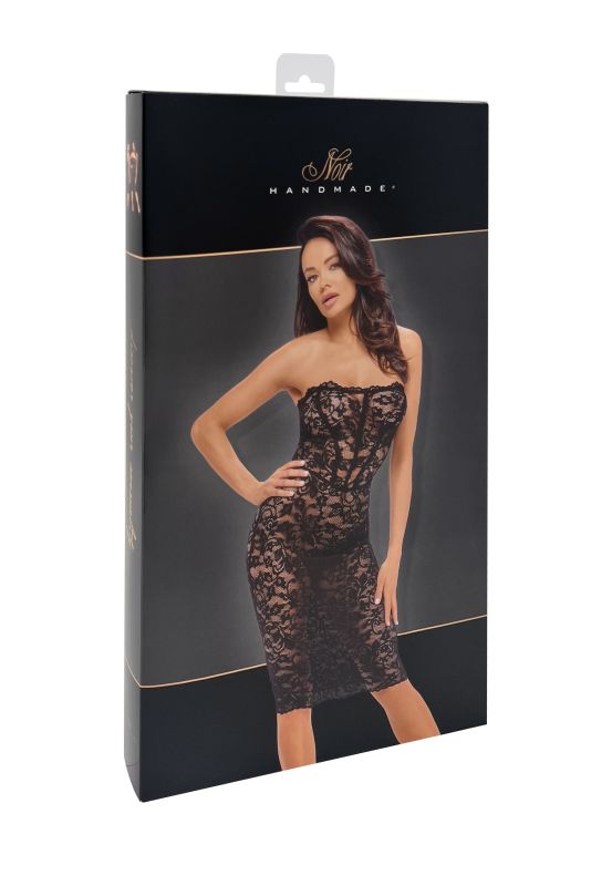 Мереживна сукня, F301 Noir Handmade Catalyst зі шнурівкою, чорна, розмір M вид 8