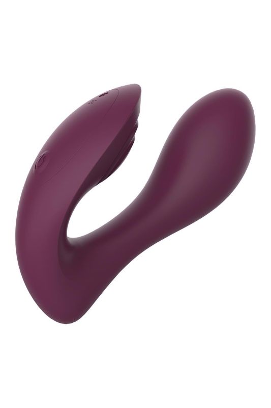 Вібратор подвійний стимуляцією з пультом керування Dream Toys Essentials Ultra Dual Vibe, фіолетовий вид 3