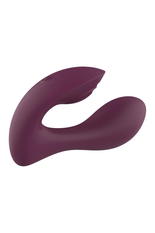Вібратор подвійний стимуляцією з пультом керування Dream Toys Essentials Ultra Dual Vibe, фіолетовий вид 4