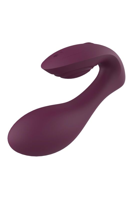 Вібратор подвійний стимуляцією з пультом керування Dream Toys Essentials Ultra Dual Vibe, фіолетовий вид 5