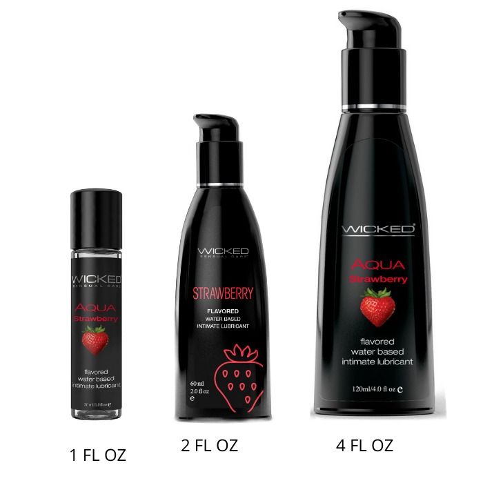 Лубрикант їстівний Wicked Strawberry Flavored зі смаком полуниці, 60 мл вид 5