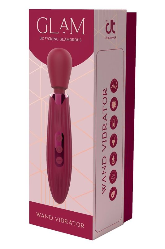 Вібратор мікрофон Dream Toys Glam Wand Vibrator, червоний вид 5