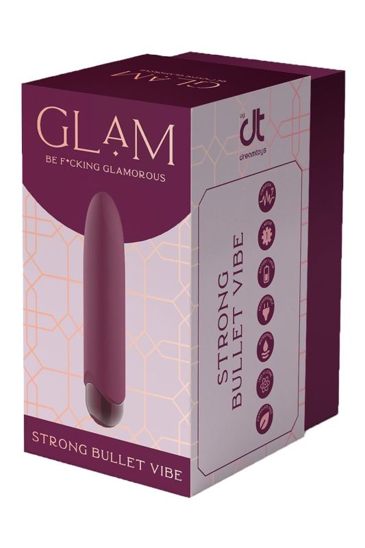 Вібратор куля Dream Toys Glam, фіолетовий вид 6