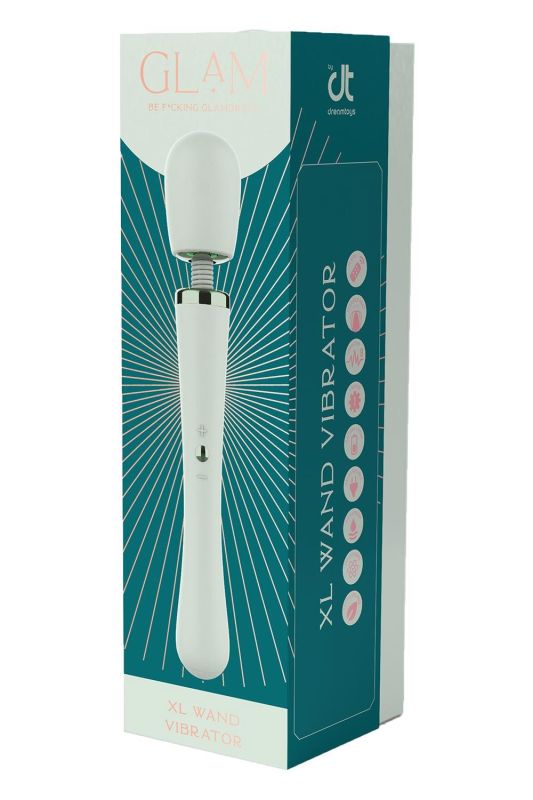 Вібратор мікрофон Dream Toys Glam XL Wand Vibrator, м'ятний вид 6