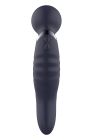 Вибратор микрофон изогнутый двойной стимуляции Dream Toys Glam Dual Wand Vibe, фиолетовый вид 5