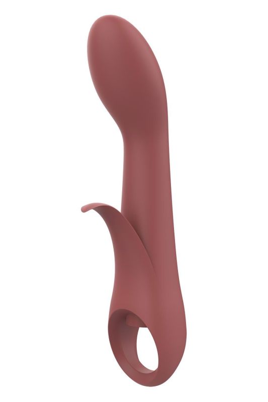 Вібратор Dream Toys Nude Sierra для точки G, коричневий вид 2