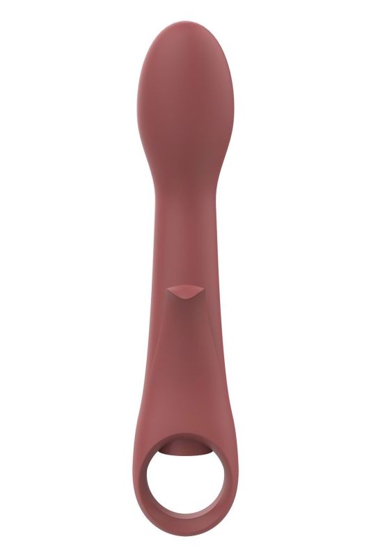 Вібратор Dream Toys Nude Sierra для точки G, коричневий вид 5