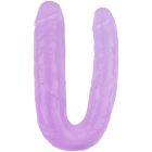 Фалоімітатор двосторонній Chisa Hi-Rubber, фіолетовий 45 см вид 3