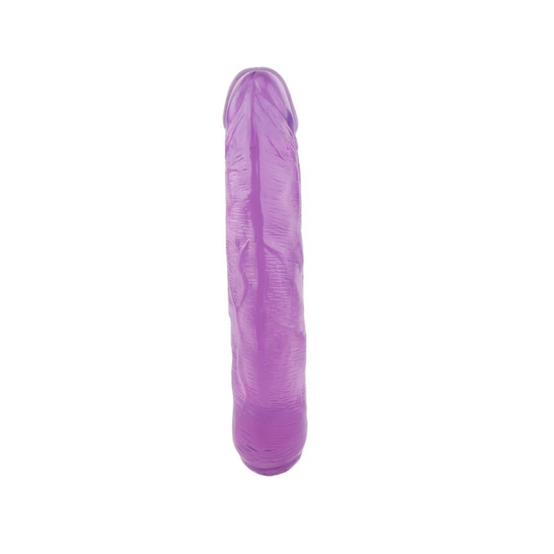 Фалоімітатор двосторонній Chisa Hi-Rubber, фіолетовий 45 см вид 4
