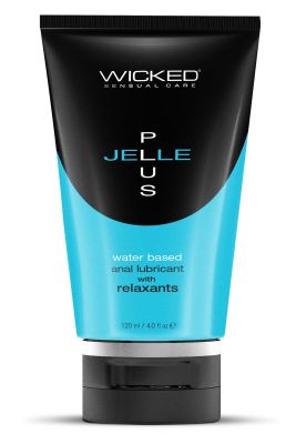 Анальне мастило на водній основі Wicked Sensual Care Jelle Plus з релаксантами, 120 мл