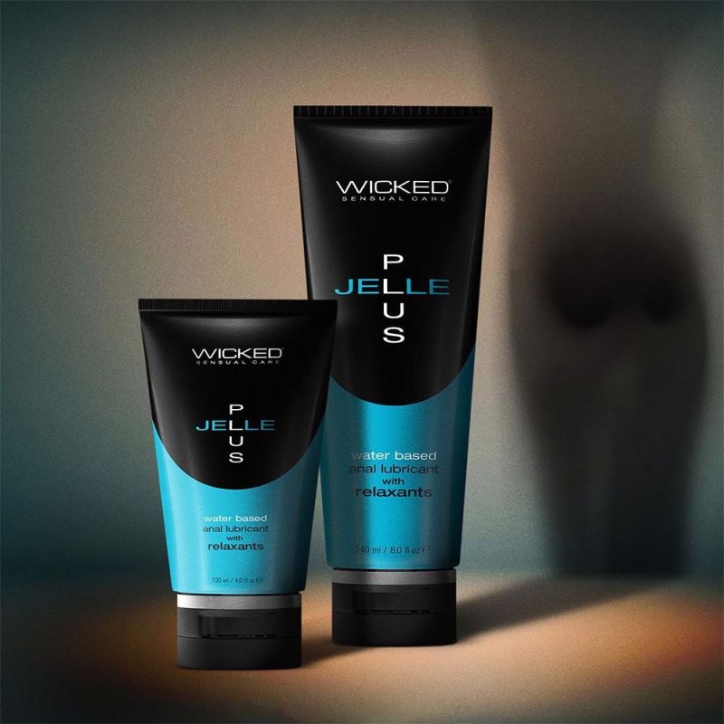 Анальне мастило на водній основі Wicked Sensual Care Jelle Plus з релаксантами, 120 мл вид 4