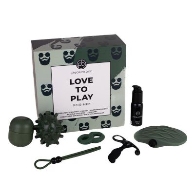 Подарочный набор для мужчины Dreamtoys Love To Play For Him 6 предметов, зеленый