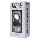 Ерекційне віброкільце Every Night Toys Diamond The Duke з вушками для клітора, чорне вид 7