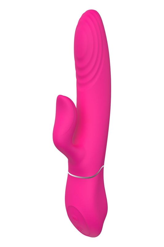 Вібратор-кролик Dreamtoys Essentials Duo Thruster для клітора, рожевий вид 4