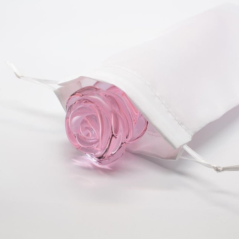 Набір анальних пробок DreamToys Glaze Glass Rosebud скляний, рожевий, 3 шт. вид 4