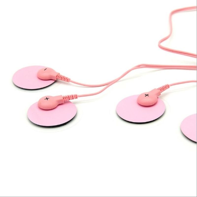 Набор электростимуляторов Romfun Shock Therapy пульт с 4 шт. липучек, розовый вид 4