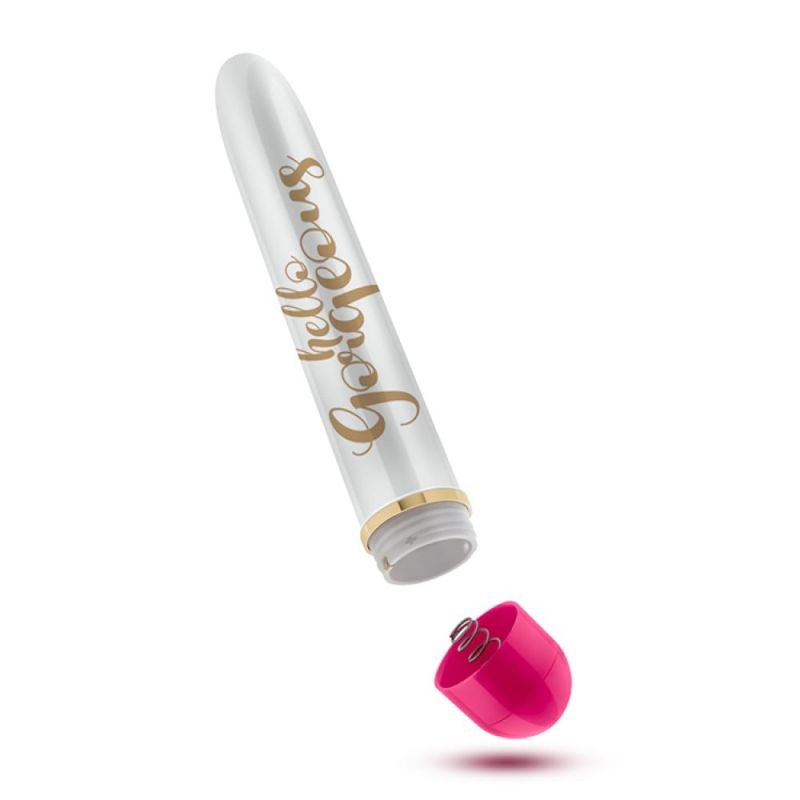 Вібратор Жіночий пальчик Blush The Collection Hello Gorgeous біло-рожевий вид 4