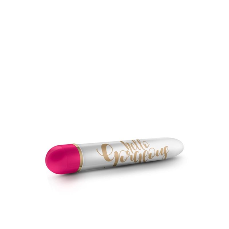 Вібратор Жіночий пальчик Blush The Collection Hello Gorgeous біло-рожевий вид 5