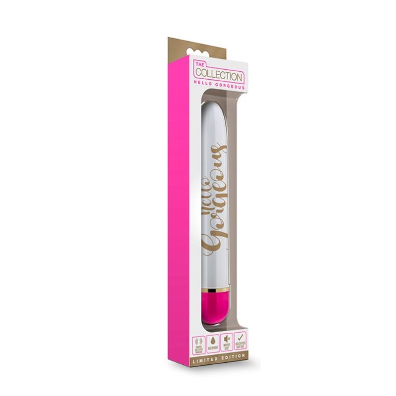 Вібратор Жіночий пальчик Blush The Collection Hello Gorgeous біло-рожевий вид 7