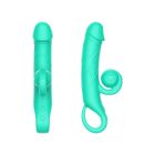 Вибратор-кролик Sweet Em Snabbit бирюзовый, 20 х 3,8 см вид 4