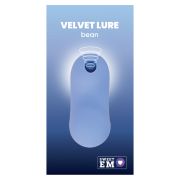 Вакуумный стимулятор клитора Sweet Em Bean с вибрацией, голубой, 9 х 5.9 см