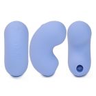 Вакуумный стимулятор клитора Sweet Em Bean с вибрацией, голубой, 9 х 5.9 см вид 5