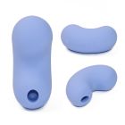 Вакуумный стимулятор клитора Sweet Em Bean с вибрацией, голубой, 9 х 5.9 см вид 8