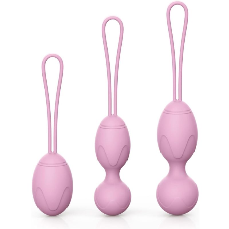 Набор вагинальных шариков BeYourLover силиконовые, фиолетовые, 3 шт вид 2