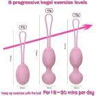 Набір вагінальних кульок BeYourLover, силіконові, фіолетові, 3 шт вид 3