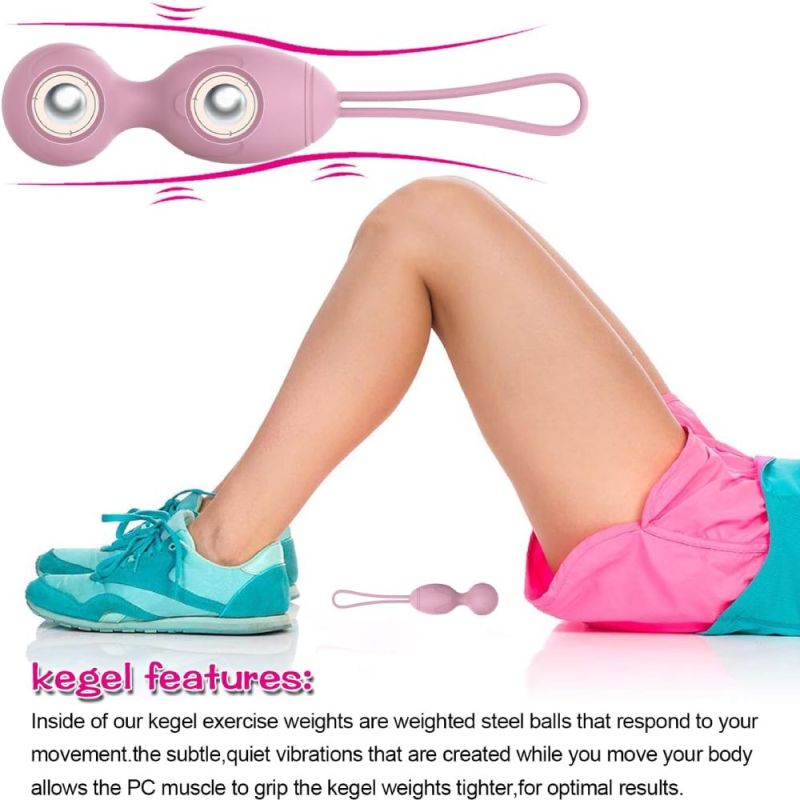 Набір вагінальних кульок BeYourLover, силіконові, фіолетові, 3 шт вид 4