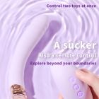 Вибратор трансформер BeYourLover Phantom Moon с вакуумом и подогревом, с приложением, лиловый вид 4