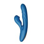 Вибратор-кролик BeYourLover OTTO с вакуумом, подогревом и фрикциями, синий, 22,2 х 3,8 см вид 2