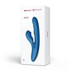 Вибратор-кролик BeYourLover OTTO с вакуумом, подогревом и фрикциями, синий, 22,2 х 3,8 см вид 13