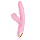 Вибратор-кролик BeYourLover Anita с вакуумом, фрикциями и подогревом, розовый, 22,2 х 8 см вид 2