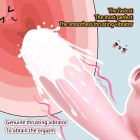 Вибратор-кролик BeYourLover Anita с вакуумом, фрикциями и подогревом, розовый, 22,2 х 8 см вид 5