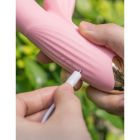 Вибратор-кролик BeYourLover Anita с вакуумом, фрикциями и подогревом, розовый, 22,2 х 8 см вид 8